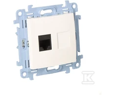 Kontakt-Simon Kompiuterio lizdas RJ45 kategorijos 5E balta (C51.01 / 11)