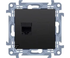Kontakt Simon GN.1-KR.COMP.RJ45 CAT6 Juodas SIMON10