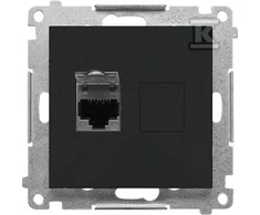 Kontakt Simon GN.1-KR.COM.RJ45 K.6 P. Juodas M.SIMON55