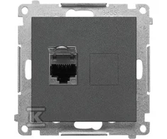 Kontakt Simon GN.1-KR.KOM.RJ45 K.6E P.GRAFIT.M.SIMON55