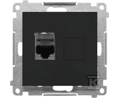 Kontakt Simon GN.1-KR.COM.RJ45 K.6E P.Juodas M.SIMON55