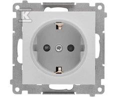 Kontakt Simon GN.1-KR.SCHUKO PRZ. ALU.MAT SIMON55