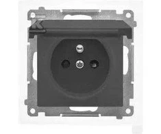 Kontakt Simon GN.1-KR.Z/U IP44 GRAFIT.MAT SIMON55