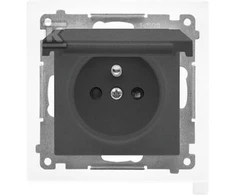 Kontakt Simon GN.1-KR.Z/U IP44 GRAFIT.MAT SIMON55