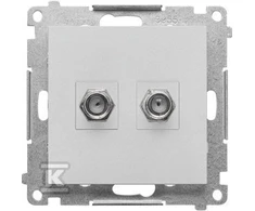 Kontakt Simon GN.2-KR.ANTEN."F" ALU.MAT SIMON55