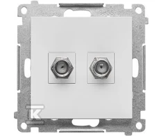 Kontakt Simon GN.2-KR.ANTENA "F" J.Matinis GRAY SIMON55