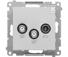 Kontakt Simon GN.2-KR.ANTEN.SAT-SAT-RTV ALU.M.SIMON55