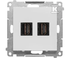 Kontakt Simon GN.2-KR.HDMI MATINĖ PILKA SIMON55