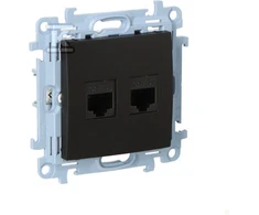 Kontakt Simon GN.2-KR.COMP.RJ45 CAT5E Juodas SIMON10