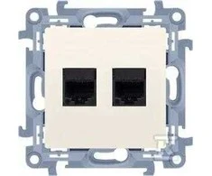 Kontakt Simon GN.2-KR.KOMPONENTINIS.RJ45 CAT6 KREMINIS SIMON10