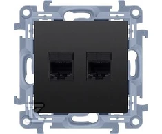 Kontakt Simon GN.2-KR.COMP.RJ45 CAT6E Juodas SIMON10