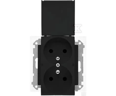 Kontakt Simon GN.2-KR.Z/U IP44 MATINĖ JUODA SIMON55