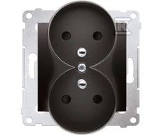 Kontakt-Simon SIMON54 lizdas su 16A IP20 antracito gaubtu - DGZ2MZ.01 / 48