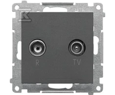 Kontakt Simon GN.ANTEN.R-TV END.GRAPHITE.MAT SIMON55