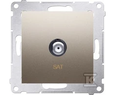 Kontakt-Simon SIMON54 SAT antenos lizdas auksas - DASF1.01 / 44