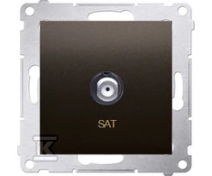 Kontakt-Simon SIMON54 SAT rudos antenos lizdas - DASF1.01 / 46