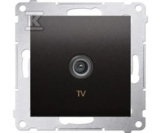 Kontakt-Simon SIMON54 antenos lizdas TV galutinis antracitas (DAK1.01 / 48)