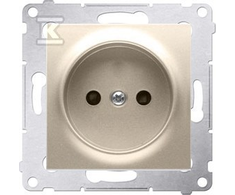Kontakt-Simon SIMON54 single b / up 16A IP20 su aukso skydu - DG1Z.01 / 44