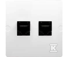 Kontakt Simon GN.COMP/TELEF.RJ45+RJ11 Baltas BMF5T.0