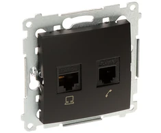 Kontakt Simon UŽBAIGIMO LIZDUKAS RJ-45 + RJ-12 D5T.01/49-SIMON54