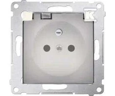 Kontakt Simon GN.IP44 SU/TRANSP.SEAL KREMU SIMON54
