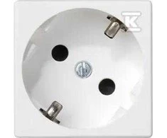 Kontakt Simon GN.K45 SCHUKO QUICK Baltas