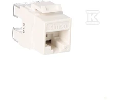 Kontakt Simon GN.RJ45 CAT5E UTP SIMON Baltas