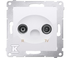 Kontakt-Simon R- TV antenos lizdai, kurie baigiasi 10 dB baltos eigos lizdai (DAZ.01 / 11)