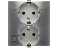 Kontakt Simon GN.SCHUKO 2-CR.SIDABRINIS MATINIS SIMON54
