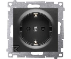Kontakt Simon GN.SCHUKO TRANS.Juodas SIMON54