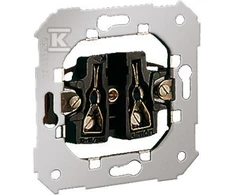 Kontakt-Simon Vienvietis lizdas Simon 82 be įžeminimo, 16A mechanizmas (75431-39)