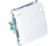 Kontakt Simon GN.Z/U IP44 Baltas BMGZ1B.01/11