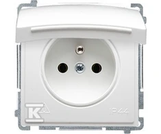 Kontakt Simon GN.Z/U IP44 Baltas BMGZ1B.01/11