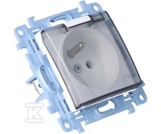 Kontakt Simon GN.Z/U IP44 Z/U.ATVARTAS.TRANSMITAS.BALTA SIMON10