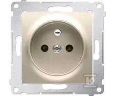 Kontakt-Simon SIMON54 lizdas 1 x 16A IP20 auksas - DGZ1Z.01 / 44