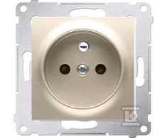 Kontakt-Simon SIMON54 lizdas 1 x 16A IP20 auksas - DGZ1Z.01 / 44