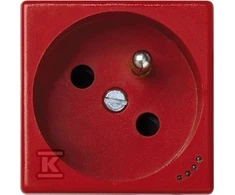 Kontakt Simon KL02/6 JUNGTIS RAUDONAS