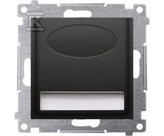 Kontakt-Simon Simon 54 LED šviestuvas 14V DC 0,56 W neutrali balta 4000 K mat juoda!Reikalingas 14V maitinimo šaltinis DOS14B.01/49