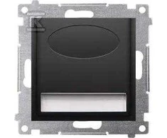 Kontakt-Simon Simon 54 LED šviestuvas 14V DC 0,56 W neutrali balta 4000 K mat juoda!Reikalingas 14V maitinimo šaltinis DOS14B.01/49