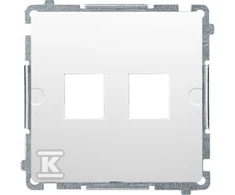 Kontakt Simon POKRYWA GN.2XRJ45 BIAŁ.BMPT/11 PODTYNK.