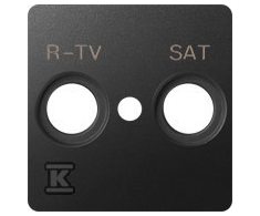 Kontakt-Simon 82 RD / TV / SAT antenos lizdo dangtelis (82097- 38)