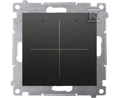 Kontakt-Simon Jungiklis/mygtukas elektronis Kontakt Simon 54 DEW4.01/49 keturvietis 4 grandims valdyti juoda modulis