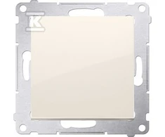 Kontakt-Simon Vieno mygtuko Simon 54 ištikimi 16AX 250V kremai (DP1A.01 / 41)