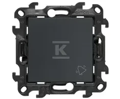 Kontakt-Simon Simon 24 Przycisk dzwonek grafito mat ND1.01/38
