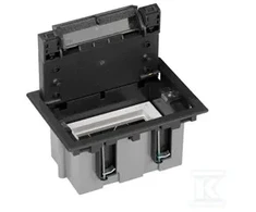 Kontakt-Simon Simon Connect Puszka podłogowa KF odp. SF170/14 reg. 70-105mm 2 x moduły K45 spalva grafit (KF270/14)
