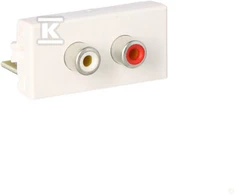 Kontakt Simon K45 / 2 garso lizdas 2xRCA Kino milteliai - K101B / 9