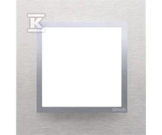 Kontakt-Simon SIMON54 viengubas rėmelis - NATURA metal inox classic - DRN1 / 77