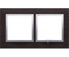 Kontakt-Simon SIMON54 Dvejopo rėmelio nature metalo inox yin - DRN2 / 78