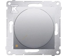 Rotacinis reguliatorius Kontakt-Simon 54 DS9L2.01/43 dvipolis LED 5-215W matinis sidabras