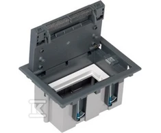 Kontakt-Simon Floor Box Single 2xK45 + SM102 / 9 pilka (SF110 / 1)